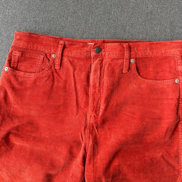 Madewell Red High-Rise Skinny Pants - Picture 3 of 4
